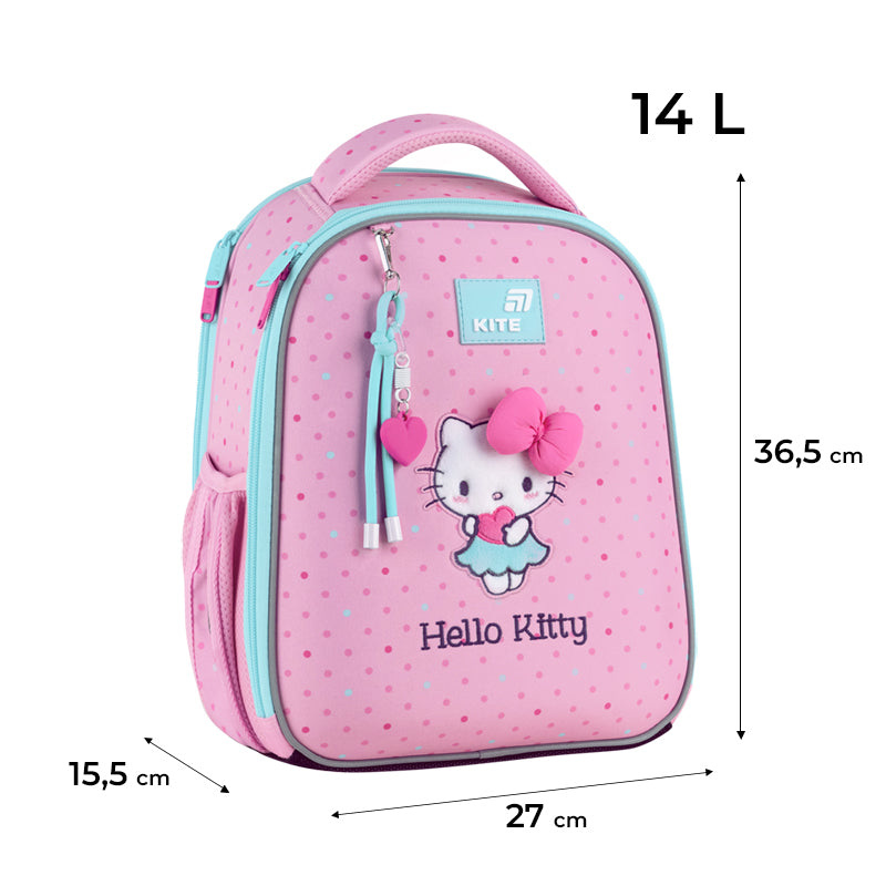 School backpack hard shaped Kite Education Hello Kitty HK26-555S-1