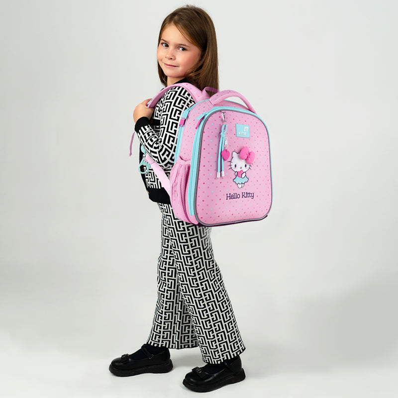 School backpack hard shaped Kite Education Hello Kitty HK26-555S-1