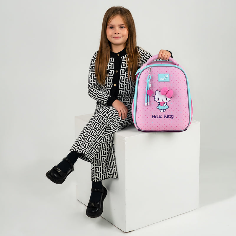 School backpack hard shaped Kite Education Hello Kitty HK26-555S-1