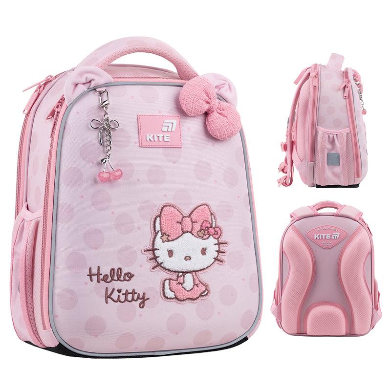 School backpack hard shaped Kite Education Hello Kitty HK26-555S-2