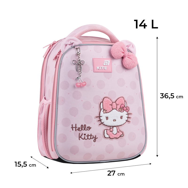 School backpack hard shaped Kite Education Hello Kitty HK26-555S-2
