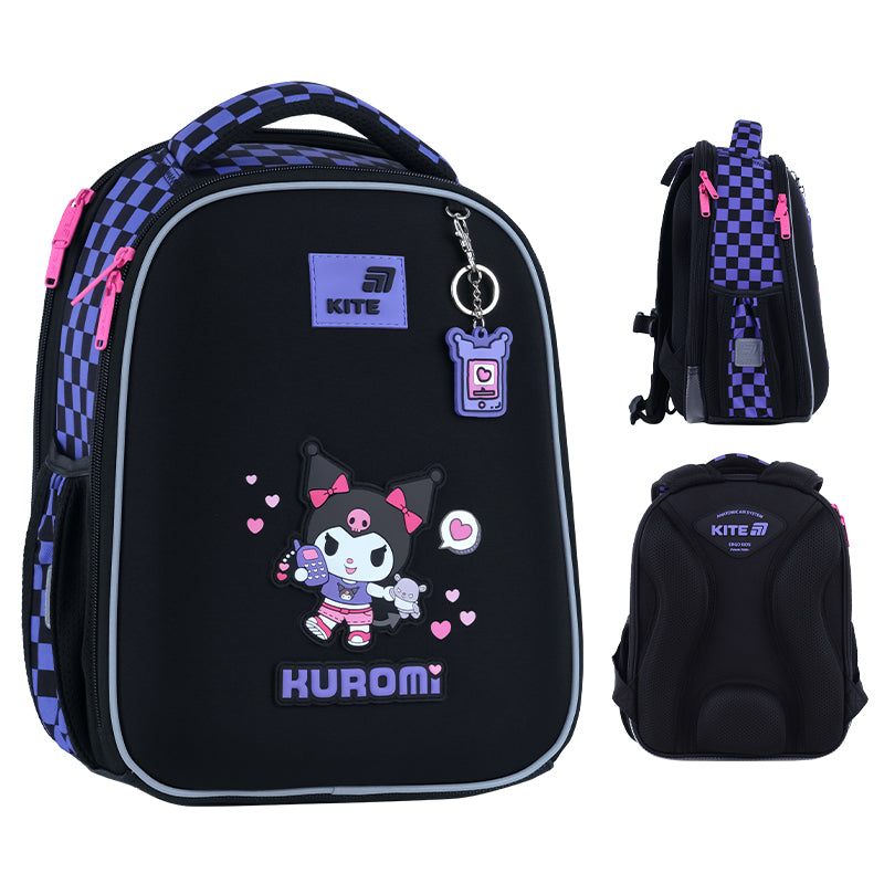 School backpack hard shaped Kite Education Kuromi HK26-555S-3