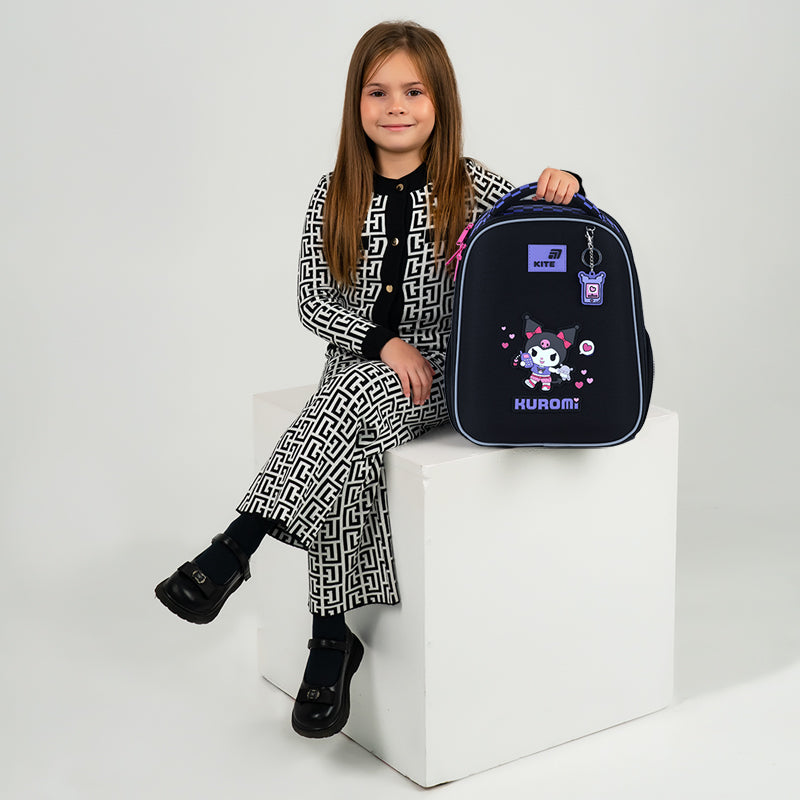 School backpack hard shaped Kite Education Kuromi HK26-555S-3