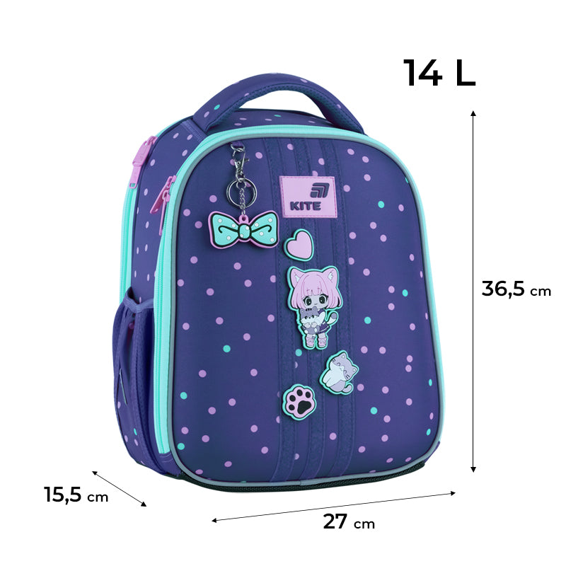 School backpack hard shaped Kite Education Be Friends K26-555S-3