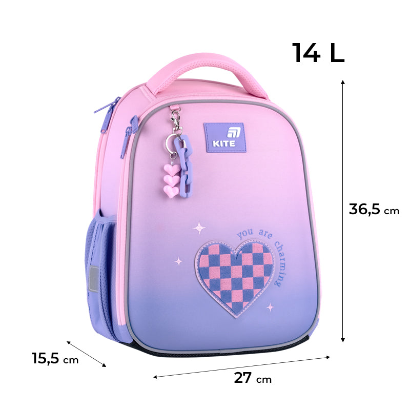 School backpack hard shaped Kite Education Charming K26-555S-4