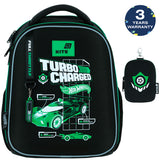 School backpack hard shaped Kite Education Hot Wheels HW26-555S
