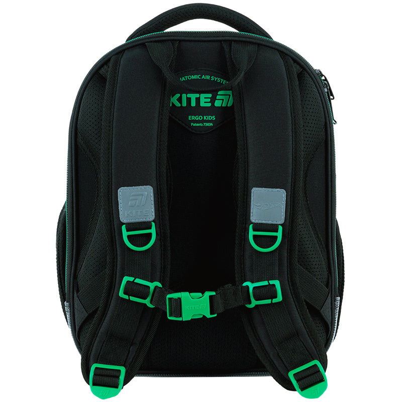 School backpack hard shaped Kite Education Hot Wheels HW26-555S