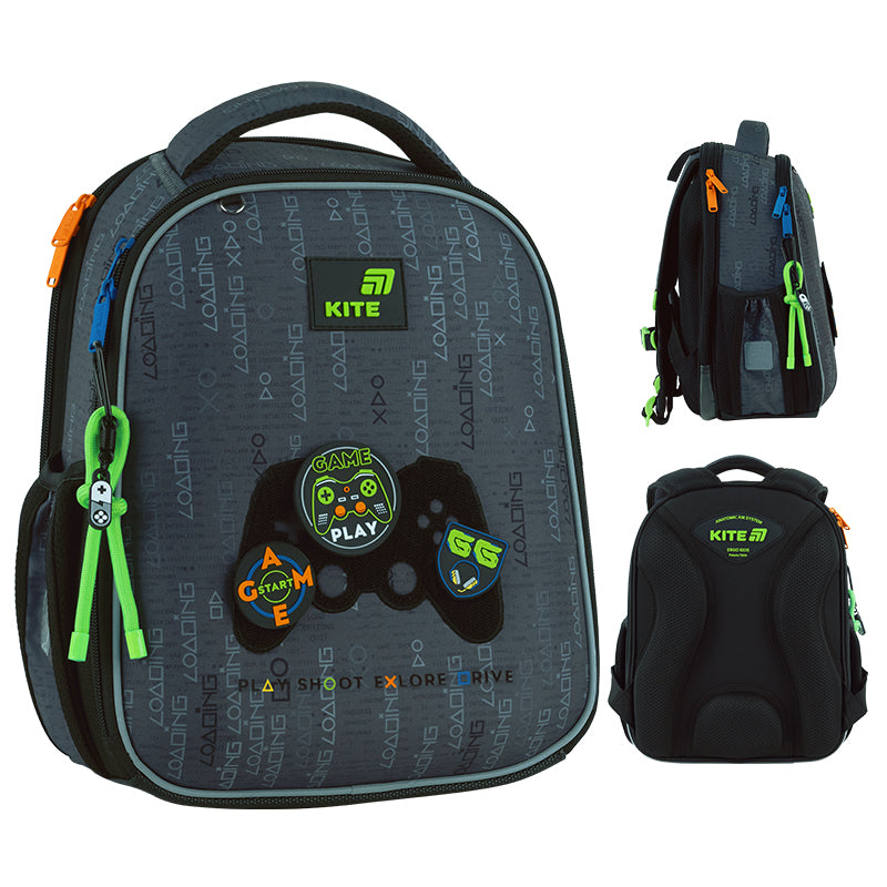 School backpack hard shaped Kite Education Good Game K26-555S-5