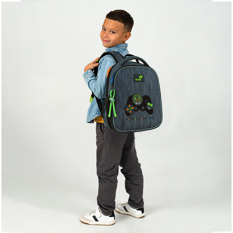 School backpack hard shaped Kite Education Good Game K26-555S-5