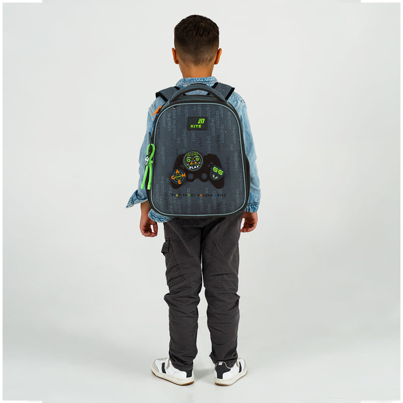 School backpack hard shaped Kite Education Good Game K26-555S-5