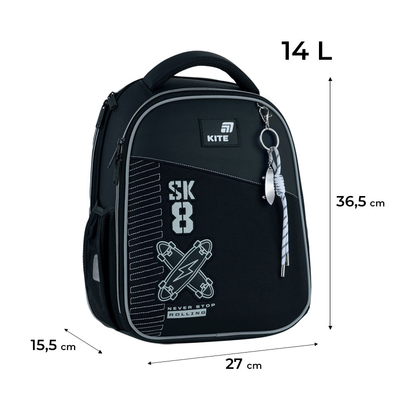 School backpack hard shaped Kite Education Skate K26-555S-7