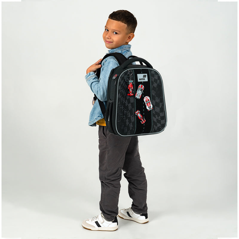 School backpack hard shaped Kite Education Race&Win K26-555S-8