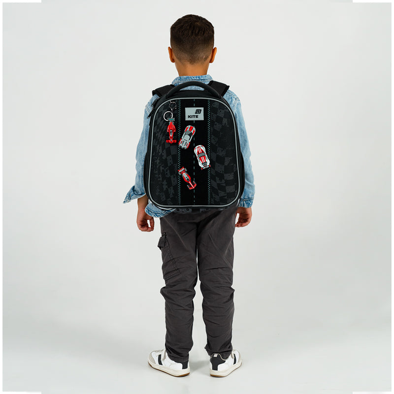 School backpack hard shaped Kite Education Race&Win K26-555S-8