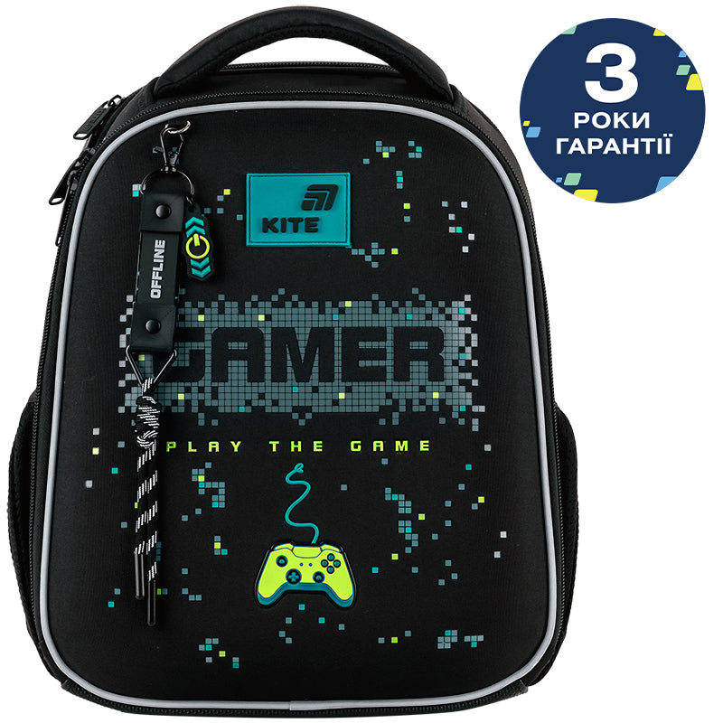 Рюкзак шкільний каркасний Kite Education Play the Game K26-555S-9