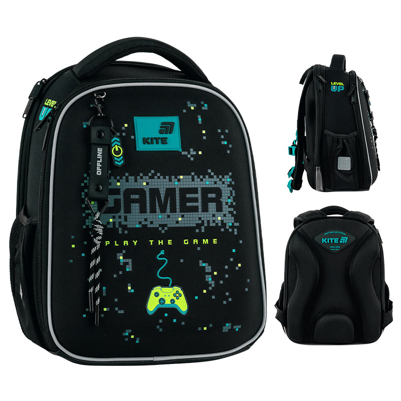 School backpack hard shaped Kite Education Play the Game K26-555S-9