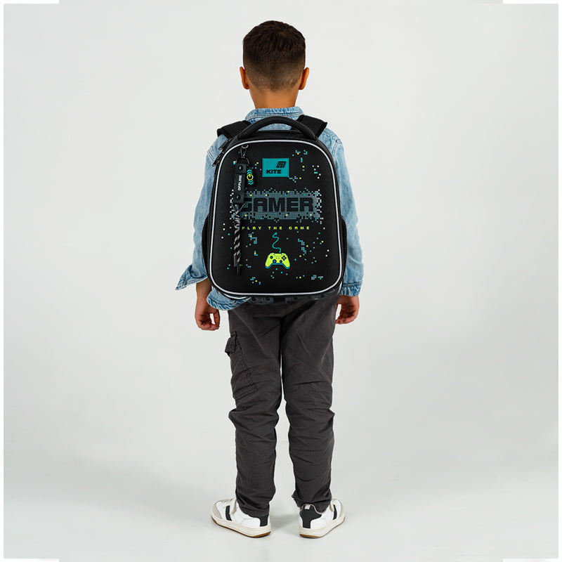 School backpack hard shaped Kite Education Play the Game K26-555S-9