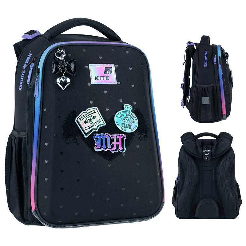 School backpack hard shaped Kite Education Monster High MH26-531M