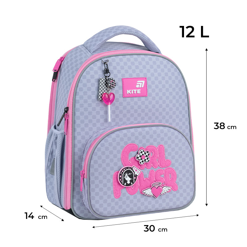 School backpack hard shaped Kite Education  Girl's Power K26-556M-1