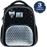 School backpack hard shaped Kite Education Black&Silver K26-556M-2
