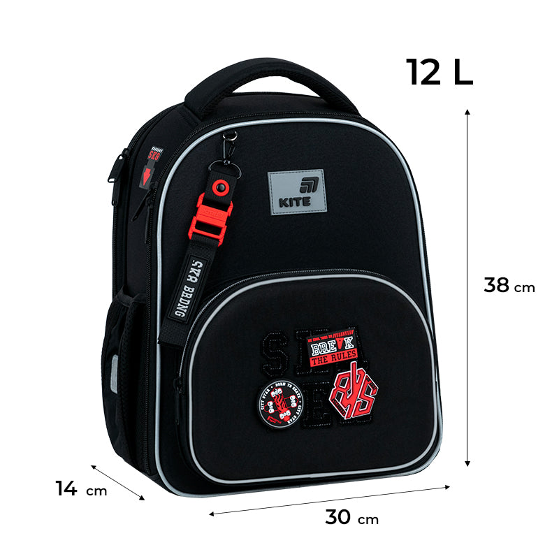School backpack hard shaped Kite Education Break the Rules K26-556M-5