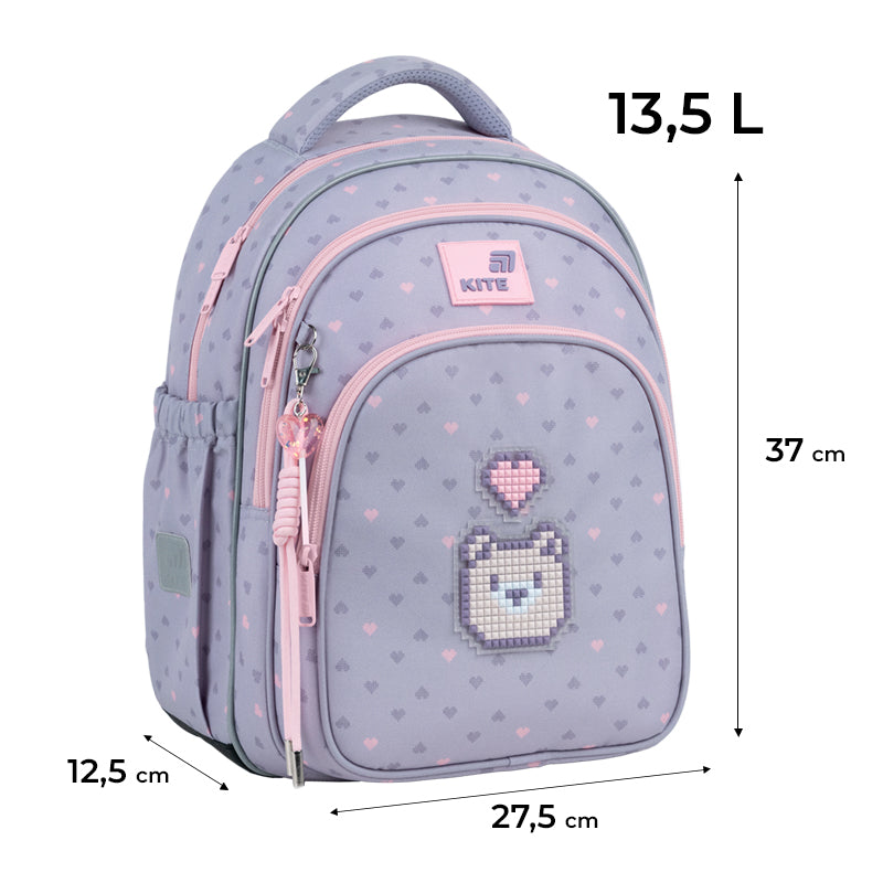 School backpack Kite Education Pixel Love K26-763S-1