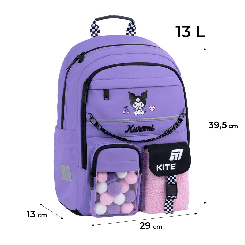 School backpack Kite Education Kuromi HK26-584M
