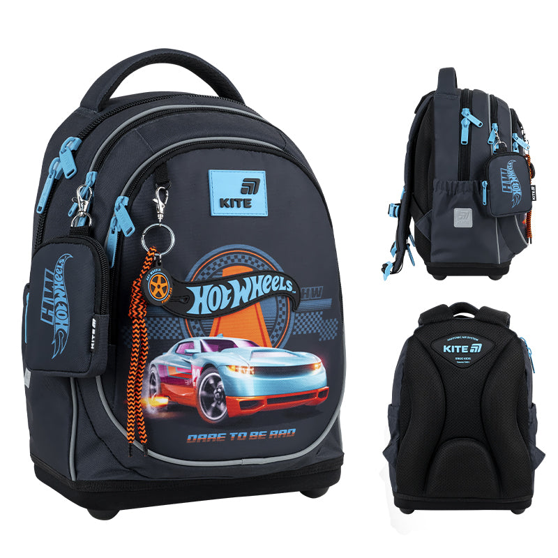 School backpack Kite Education Hot Wheels HW26-724S