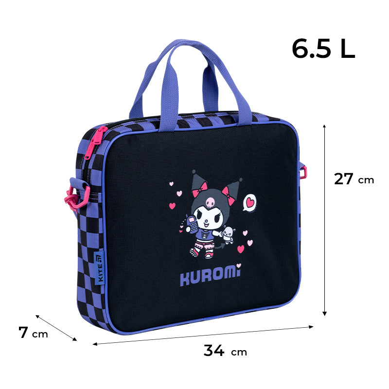 School textile bag Kite Kuromi HK26-589-1