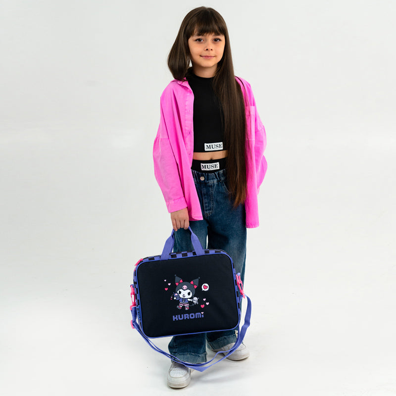 School textile bag Kite Kuromi HK26-589-1