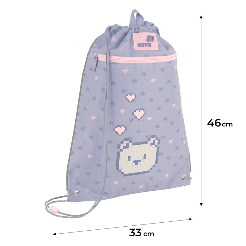 Shoe bag Kite Pixel Love K26-601M-18