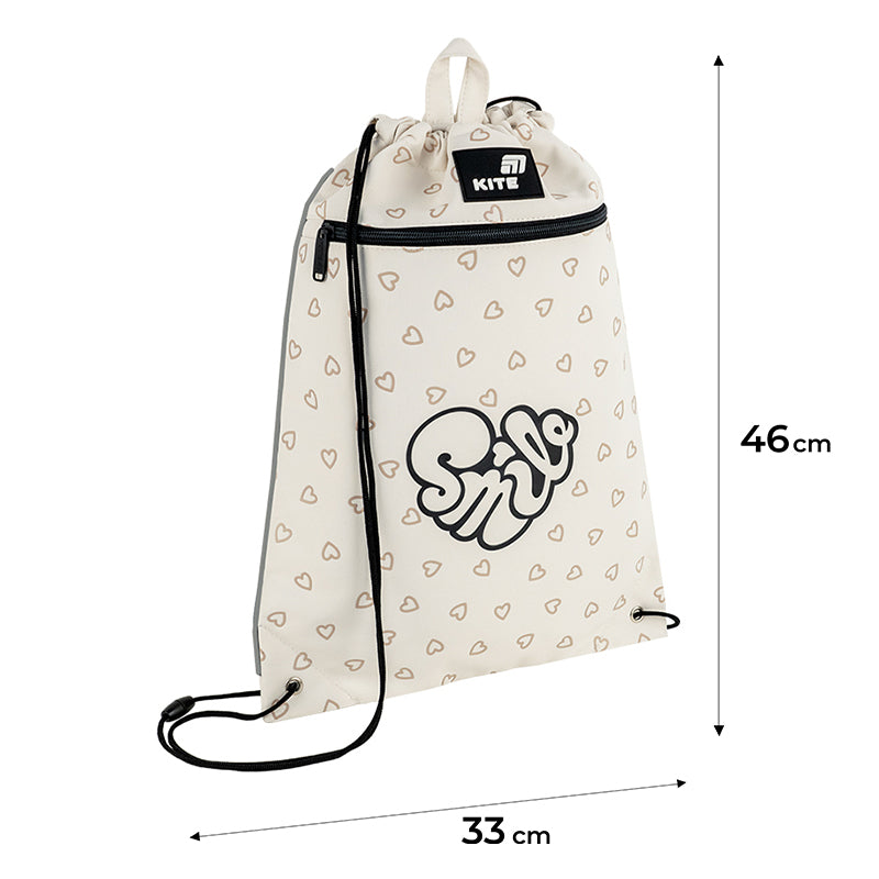 Shoe bag Kite Shimmer&Smile K26-601M-31