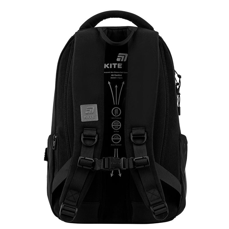 Backpack Kite Education teens Black&Charm K26-2578M-1