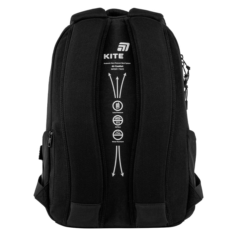 Backpack Kite Education teens Black&Charm K26-2578M-1