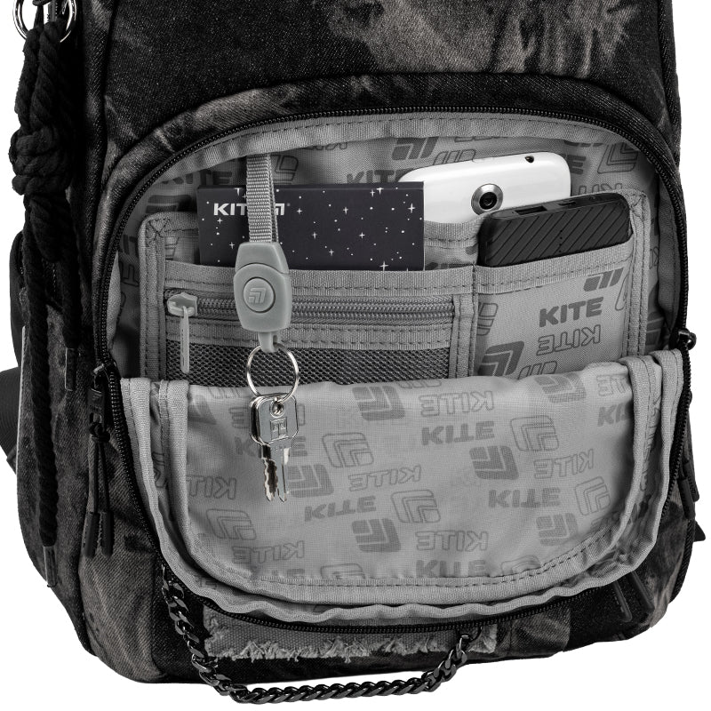 Backpack Kite Education teens Denim Core K26-2578M-2
