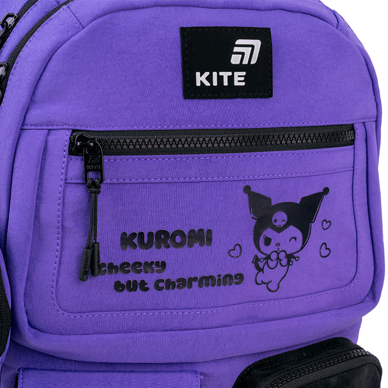 Backpack Kite Education teens Kuromi HK26-2587M-1