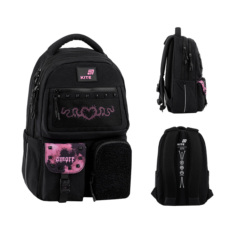 Backpack Kite Education teens Drama Queen K26-2587M-2