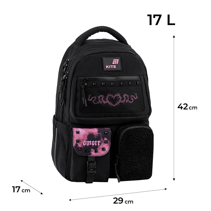 Backpack Kite Education teens Drama Queen K26-2587M-2