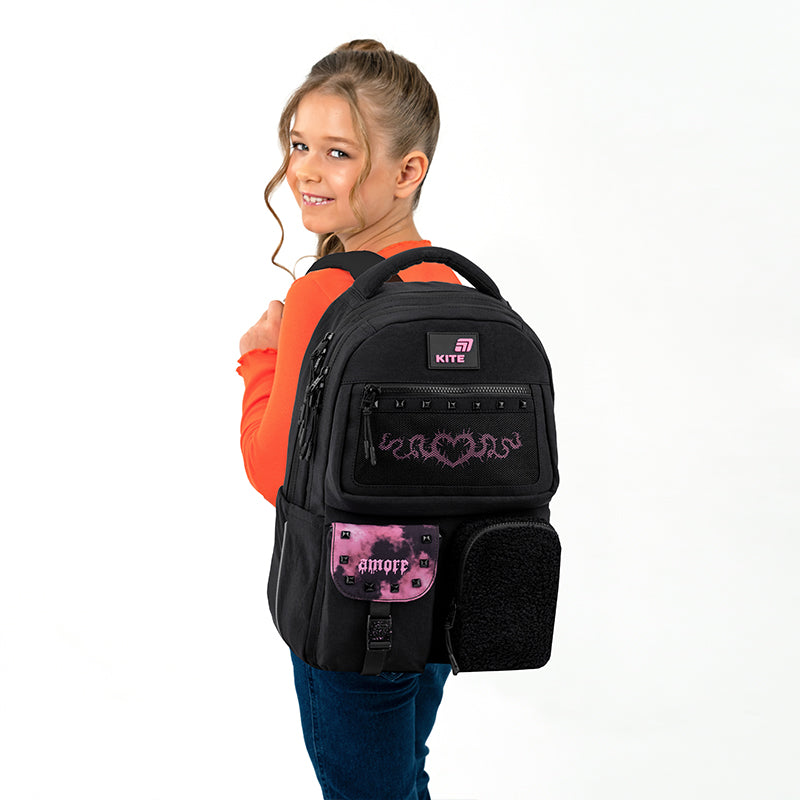 Backpack Kite Education teens Drama Queen K26-2587M-2