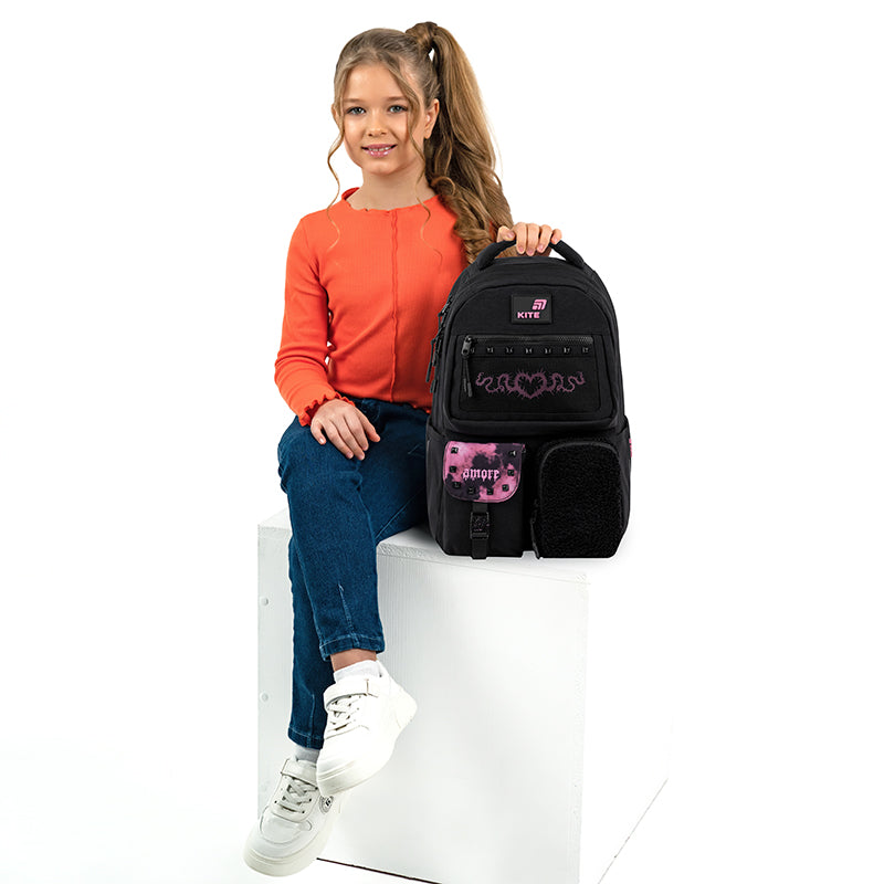 Backpack Kite Education teens Drama Queen K26-2587M-2