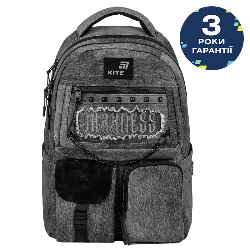 Backpack Kite Education teens Darkness K26-2587M-5