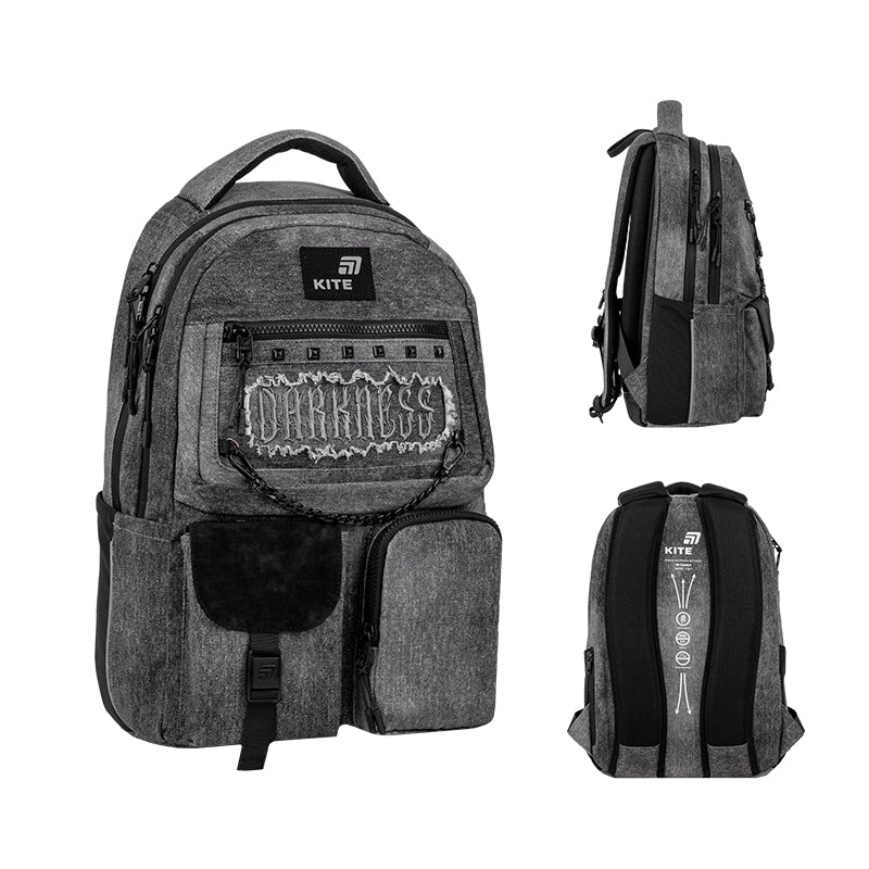 Backpack Kite Education teens Darkness K26-2587M-5