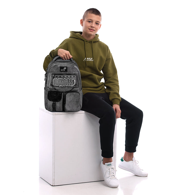 Backpack Kite Education teens Darkness K26-2587M-5