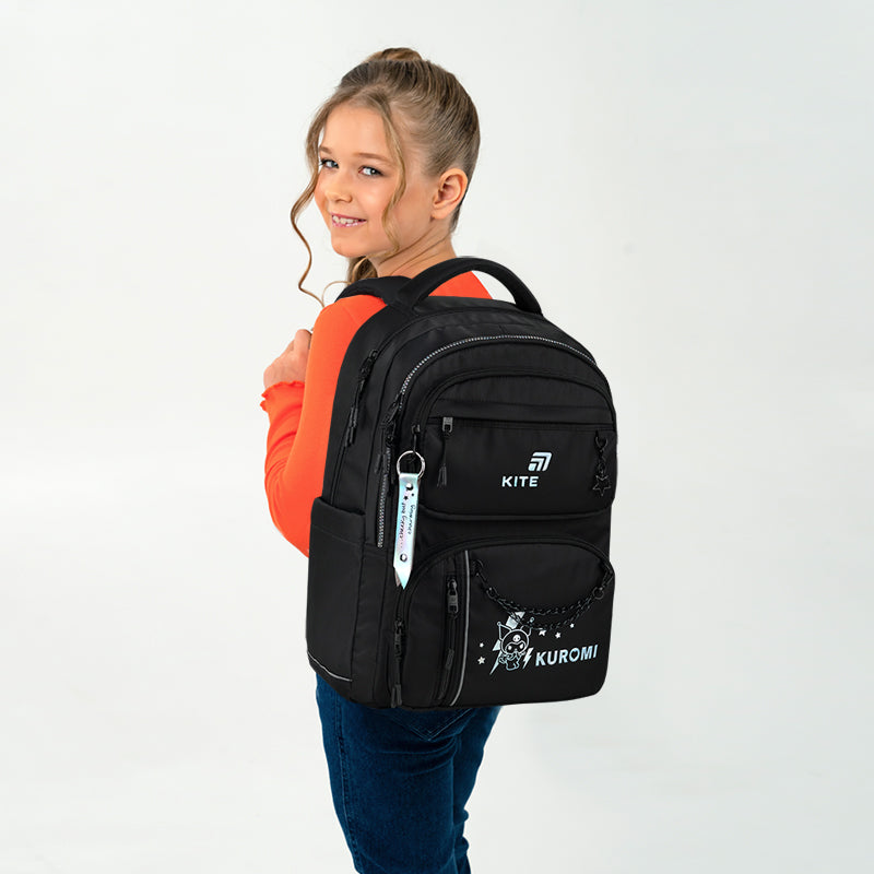 Backpack Kite Education teens Kuromi HK26-2594M