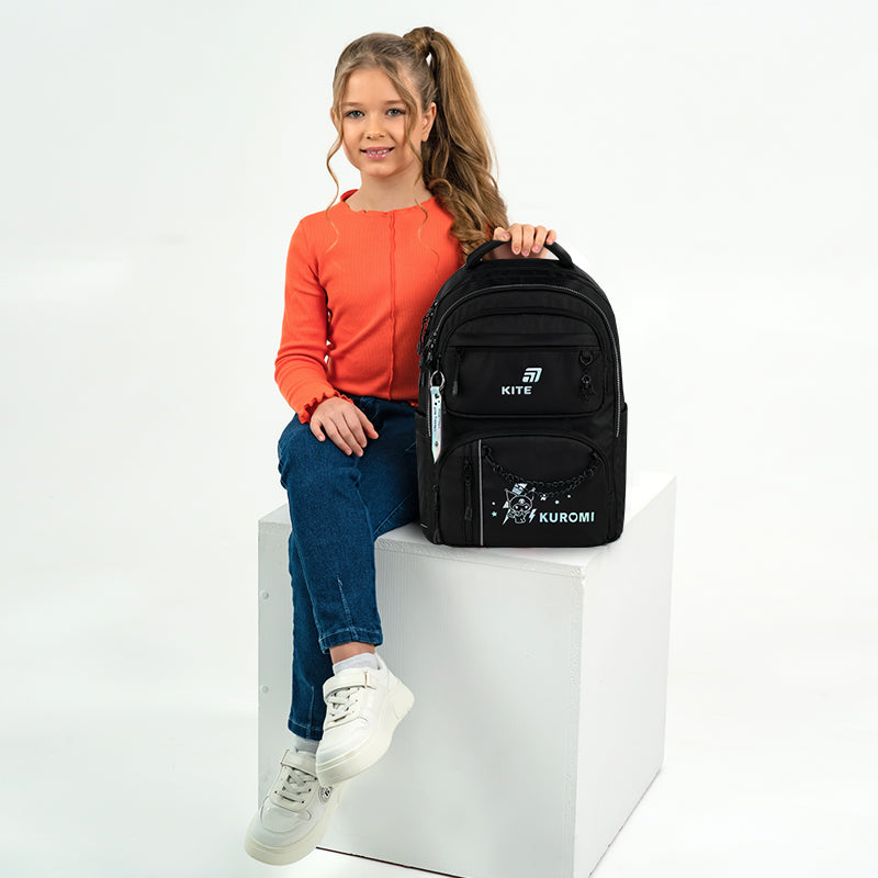 Backpack Kite Education teens Kuromi HK26-2594M