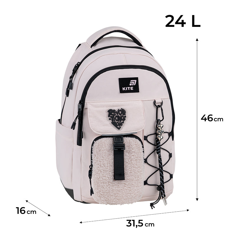 Backpack Kite Education teens Tenderly K26-2597L-1