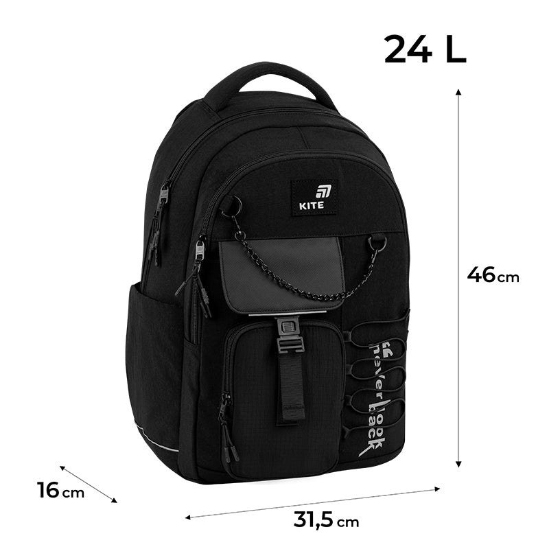 Backpack Kite Education teens Dark Matter K26-2597L-2