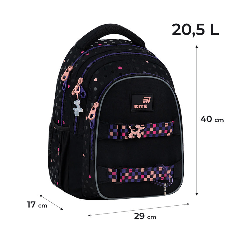 Backpack Kite Education teens Romantic Street Art K26-8001M-1