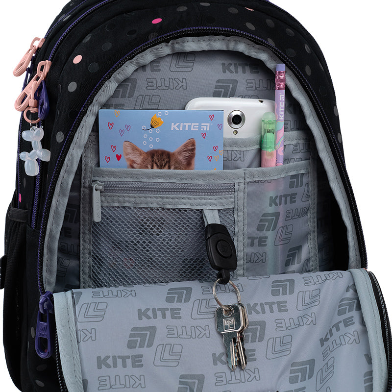 Backpack Kite Education teens Romantic Street Art K26-8001M-1