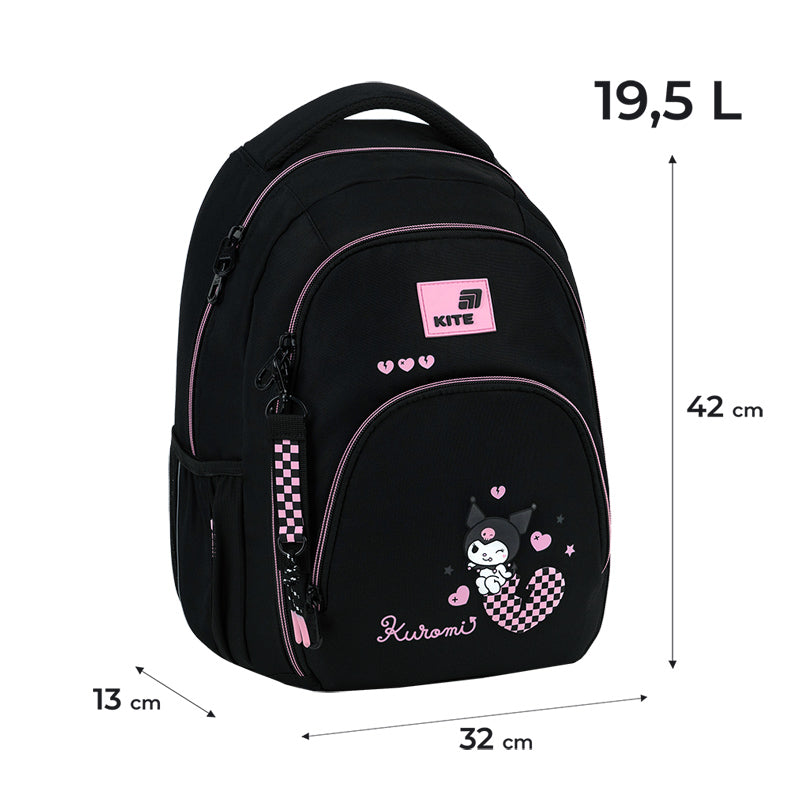 Backpack Kite Education teens Kuromi HK26-905M