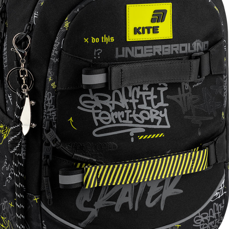Backpack Kite Education teens Graffiti K26-727M-4